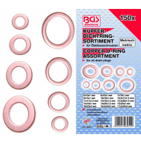 Arandelas De Cobre Para Tapones De Carter - 150 Piezas