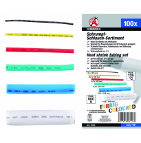 Mangueras De Color Termoretráctiles - 100 Piezas