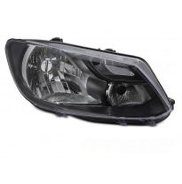 FARO NEGRO LADO DERECHO H4 TYC PARA VW CADDY 11-14
