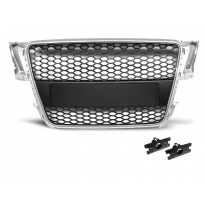Parrilla Deportiva Audi A5 07-06.11 Silver Rs-Style