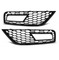 Parrilla Deportiva Audi A4 (B8) 11.11-15 Negro