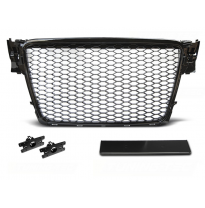 Parrilla Audi A4 B8 08-11 Negro Brillante Rs-Style
