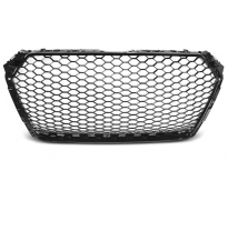 Parrilla Deportiva Audi A4 B9 15- Negro Brillante Rs-Style