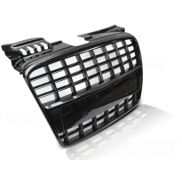Parrilla Delantera Audi A4 B7 04-08 S8 Look Negro Brillante.