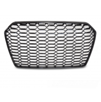 PARRILLA DEPORTIVA NEGRO BRILLO compatible con AUDI A6 C7 14-18