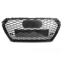 PARRILLA DEPORTIVA NEGRO BRILLANTE PDC PARA AUDI A4 B9 15-19