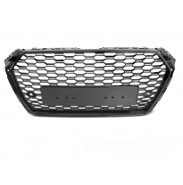 PARRILLA DEPORTIVA NEGRO BRILLANTE PDC PARA AUDI A4 B9 15-19