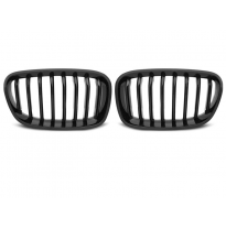 Parrilla Deportiva Bmw F20 F21 11-12.14 Glossy Negro