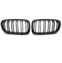 Parrilla Deportiva Bmw E90 / E91 Lci 09- Negro Brillante Double Bar M-Look