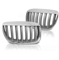 Parrilla Delantera Bmw X5 E53 Lci 04-06 Brows Chrome Titan Look