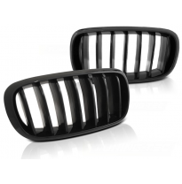 Parrilla Delantera Bmw X5 F15 13-18 Negro Brillante.