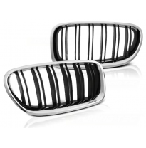 Parrilla Delantera Bmw F10 / F11 10-16 M5 Look Chrome Glosy Black