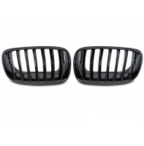 REJILLA NEGRA BRILLANTE para BMW X5 E70 X6 E71 08-