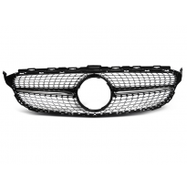 Parrilla Deportiva Mercedes W205 14- C450 Amg Style Cromado Negro Brillante