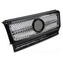 Parrilla Deportiva Mercedes W463 90-12 C63 Amg Style Negro Cromado