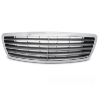PARRILLA CROMADA CON ASPECTO CARBONO apta para MERCEDES CLASE S W220 02-05
