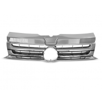 Parrilla Deportiva Cromado Negro Para Vw T5 10-15 Caravelle Multivan