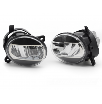 FAROS ANTINIEBLA LED NEGROS TRANSPARENTES para A4 B8 08-11 / A6 C6 09-11 / Q5 08-16