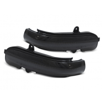 INTERMITENTES DIRECCIÓN LATERAL EN EL ESPEJO HUMO LED compatible con MERCEDES W203 T203 CL203 00-07 con intermitente dinamico