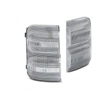 INTERMITENTES DIRECCIÓN LATERAL EN EL ESPEJO LED BLANCO para PEUGEOT BOXER / FIAT DUCATO / CITROEN JUMPER con intermitente dinam