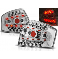Pilotos Traseros Led Audi A4 8e 10.00-10.04 Sedan Cromado Led