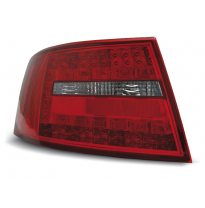 Pilotos Traseros Led Audi A6 C6 Sedan 04.04-08 Rojo/Blanco Led