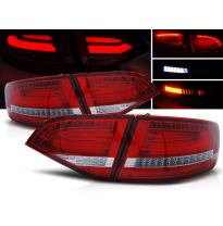 Pilotos Traseros Led Audi A4 B8 08-11 Avant Rojo/Blanco Led