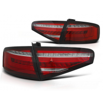 Pilotos Traseros Audi A4 B8 12-15 Sedan Red White Intermitentes Dinamicos Oem Led