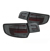 PILOTOS TRASEROS ROJAS SMOKE compatible con AUDI A3 8P 5D 03-08 con intermitente dinamico