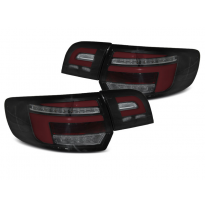 PILOTOS TRASEROS ROJAS NEGRO para AUDI A3 8P 5D 08-12 con intermitente dinamico
