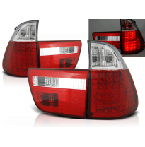 Pilotos Traseros Led Bmw X5 E53 09.99-10.03 Rojo/Blanco Led