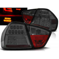Pilotos Traseros Led Bmw E90 03.05-08.08 Ahumado Led Bar