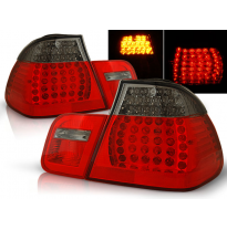 Pilotos Traseros Led Bmw E46 09.01-03.05 Sedan Rojo Ahumado Led