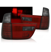 Pilotos Traseros Led Bmw X5 E53 09.99-06 Rojo Ahumado Led