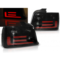 Pilotos Traseros Led Bmw E36 12.90-08.99 Sedan Ahumado Bar Led