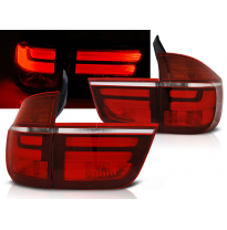 Pilotos Traseros Led Bmw X5 E70  03.07-05.10 Rojo/Blanco Led 2