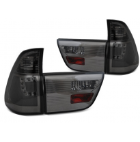 Pilotos Traseros Led Bar Ahumado Para Bmw X5 E53 09.99-10.03