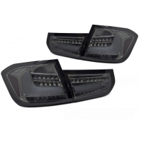 PILOTOS TRASEROS LED DE BARRA AHUMADA INTERMITENTE DINAMICO aptas para BMW F30 11-15