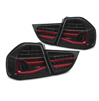 PILOTOS TRASEROS LED NEGRAS SEQUENCIALES PARA BMW E90 09-11