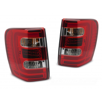 FAROS DELANTEROS  CHRYSLER JEEP GRAND CHEROKEE 99-05.05 LED ROJO BLANCO