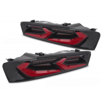 PILOTOS TRASEROS LED ROJAS Y NEGRAS aptas para CHEVROLET CAMARO 16-18
