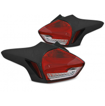Pilotos Traseros Led Ford Focus 3 15-18 Hatchback Rojo Blanco Intermitente Dinamico Led