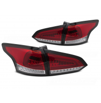 PILOTOS TRASEROS LED ROJOS BLANCOS INTERMITENTE DINAMICO compatibles con FORD FOCUS MK 3 SW 11-18