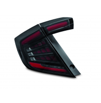 PILOTOS TRASEROS LED AHUMADOS PARA HONDA CIVIC X 16-21 HATCHBACK