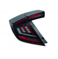 PILOTOS TRASEROS LED AHUMADOS PARA HONDA CIVIC X 16-21 HATCHBACK
