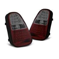 Pilotos Traseros Led Mini Cooper R50 /R52 /R53 04-06 Rojo Ahumado Led
