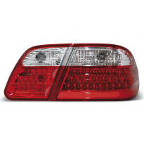 Pilotos Traseros Led Mercedes W210 95-03.02 Rojo/Blanco Led