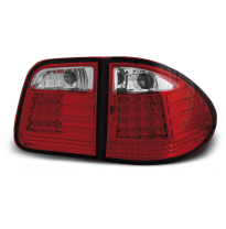 Pilotos Traseros Led Mercedes W210 E-Klasa 95-03.02 Kombi Rojo/Blanco Led