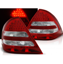 Pilotos Traseros Led Mercedes C-Klasa W203 Sedan 04-07 Rojo/Blanco Led