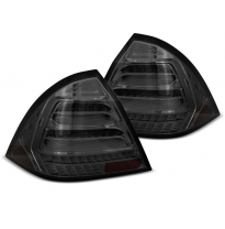 Pilotos Traseros Led Bar Ahumado Intermitente Dinamico Para Mercedes W203 Sedan 00-04